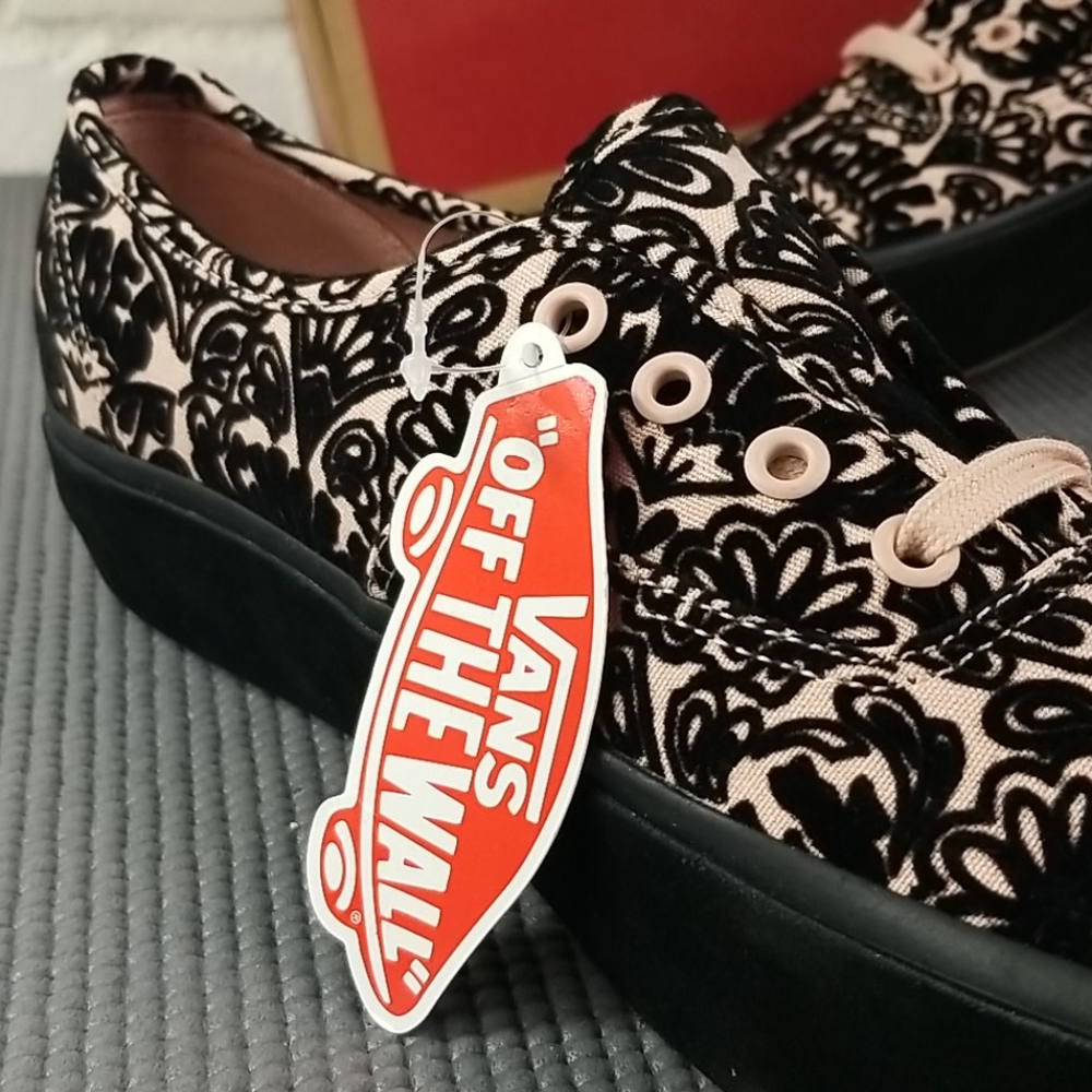 💥SOLD💥VANS SIDEWALL AUTHENTIC PLATFORM Womans 10 - Picture 2 of 11